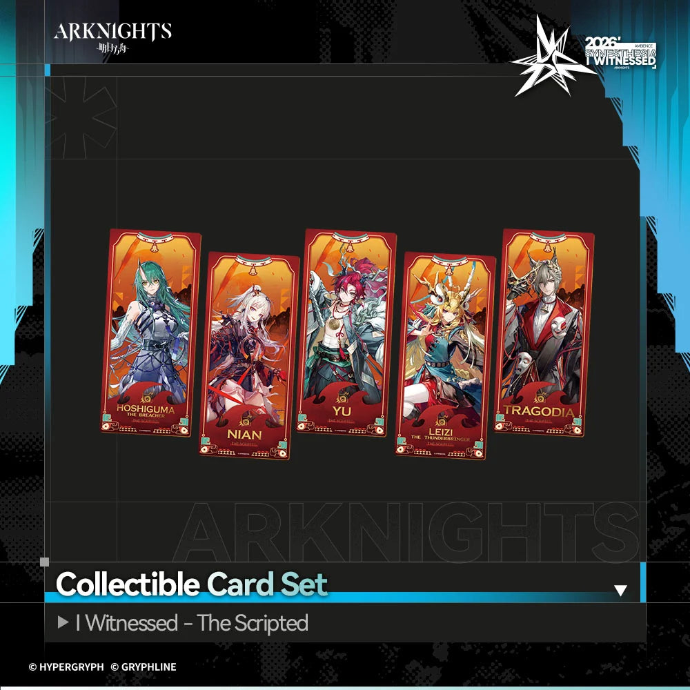 Arknights Collectible Card Set - The Scripted