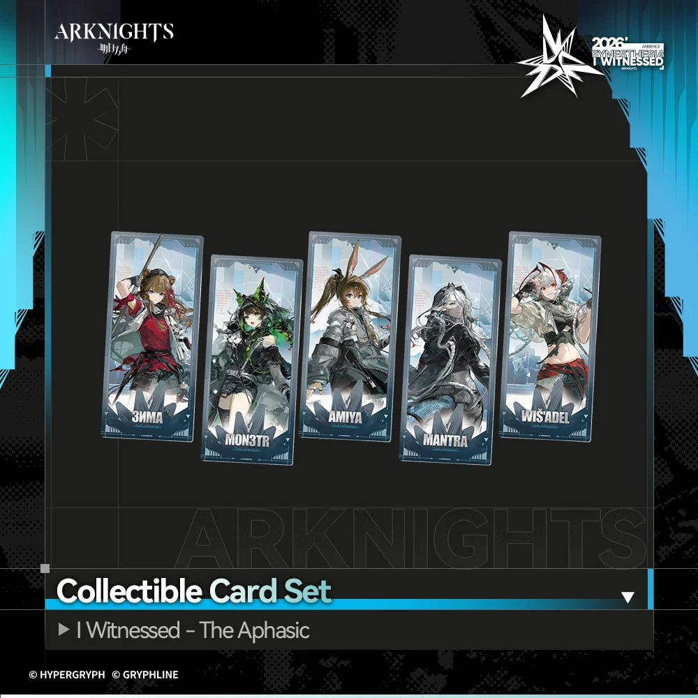 Arknights Collectible Card Set - The Aphasic