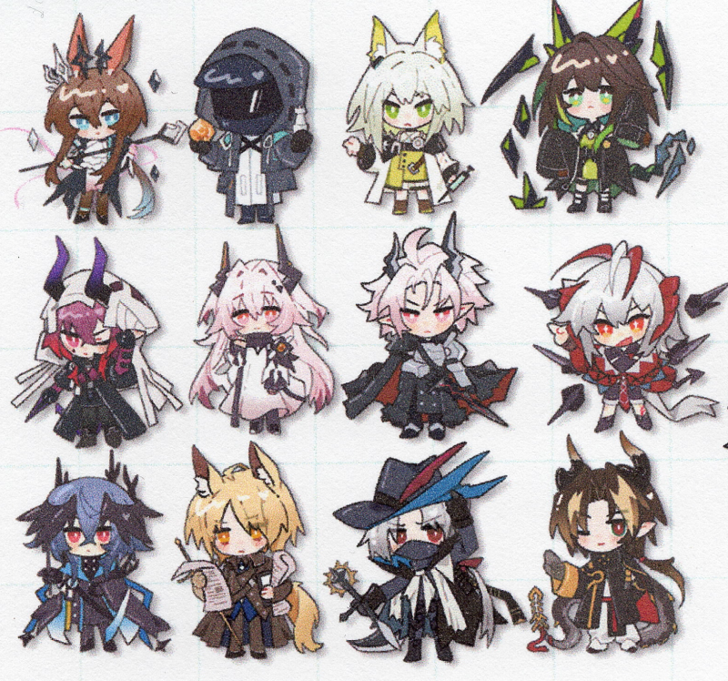 Mini Standee Stickers